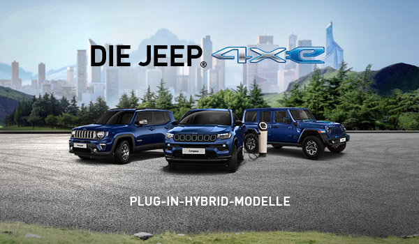 DIE JEEP® 4xe PLUG-IN-HYBRID-MODELLE