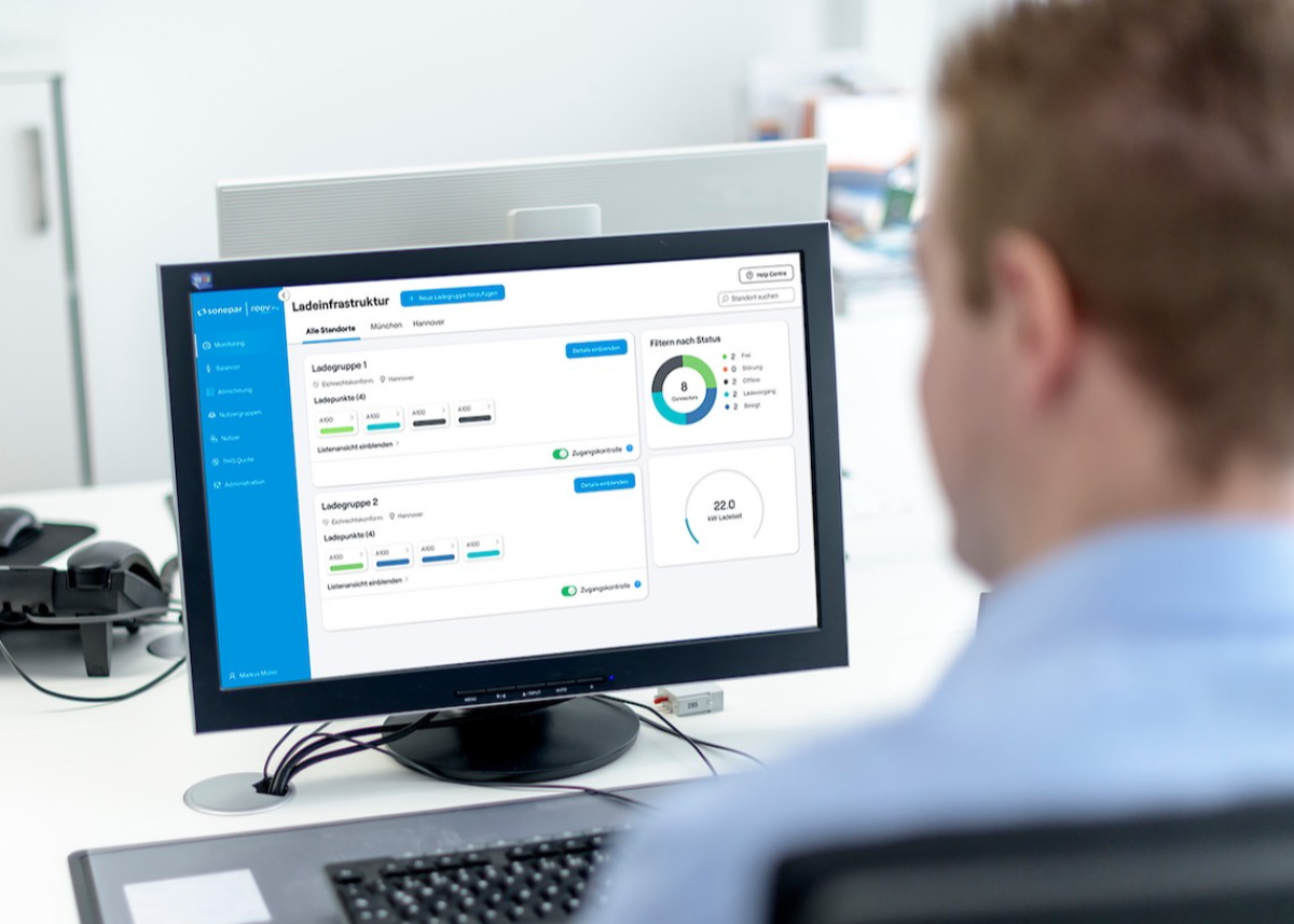 Gemeinsam mit reev bietet Sonepar eine ganzheitliche Lösung  für Ladepunktverwaltung und Lastmanagement