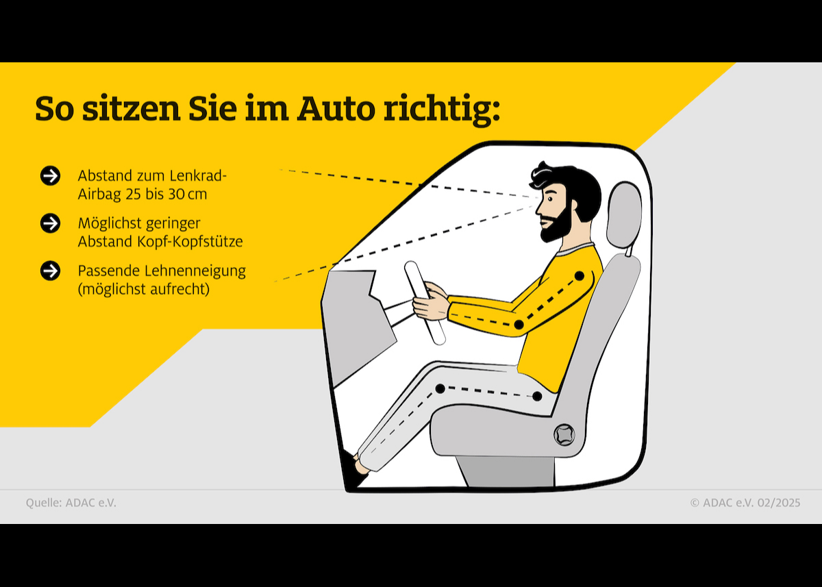 Bequem einsteigen - richtig sitzen