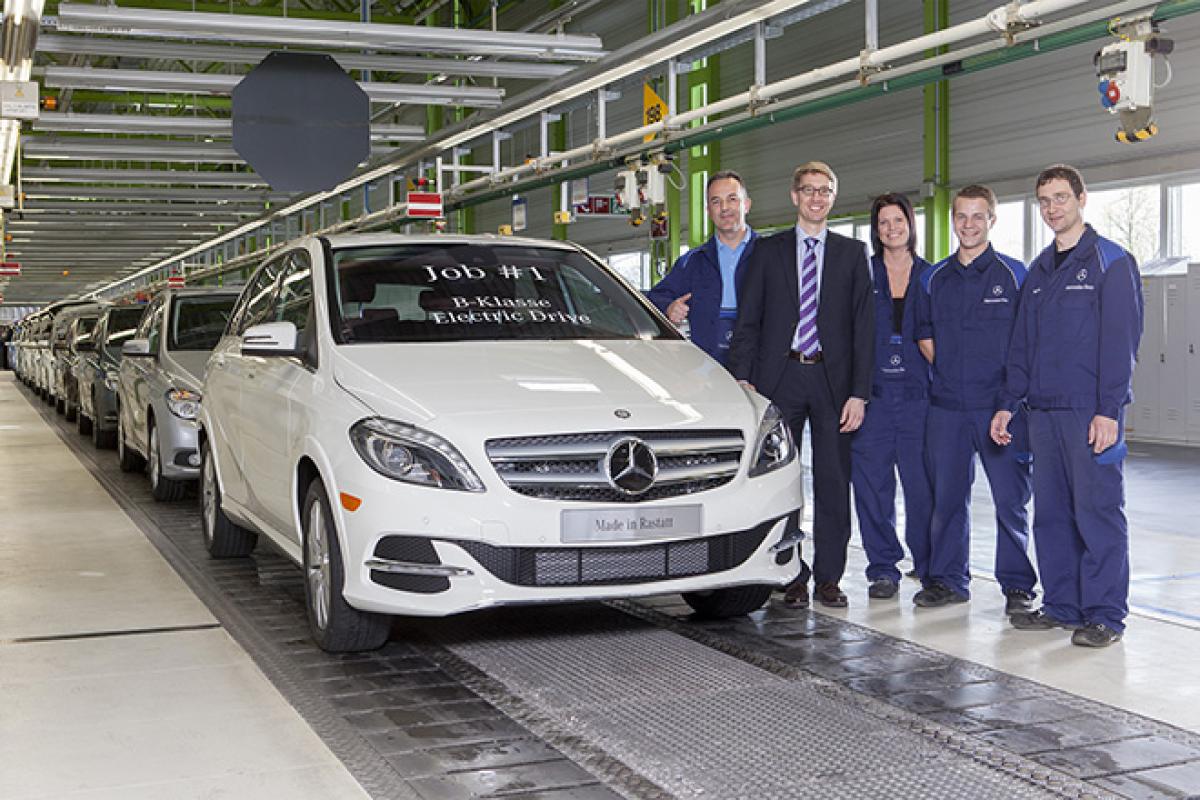 Mercedes-Benz startet erste Großserie für Elektro-Pkw