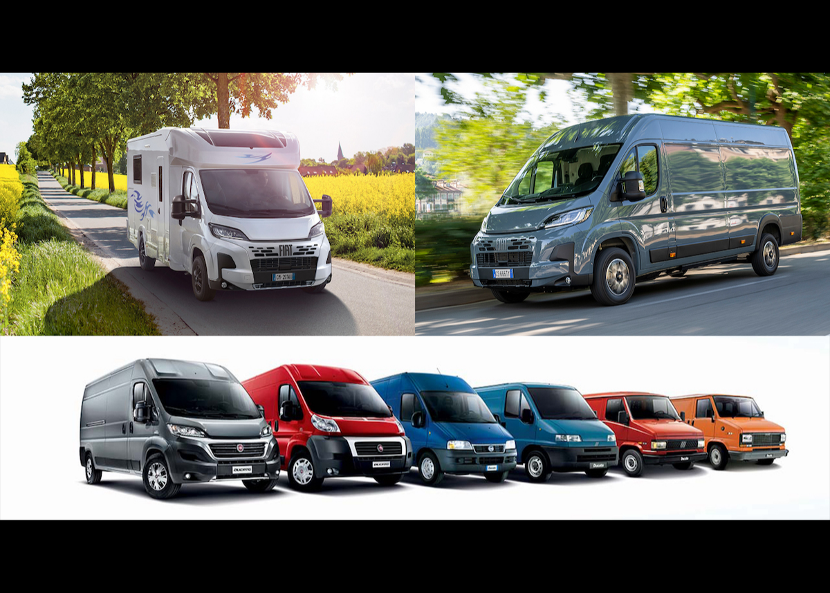 45 Jahre Fiat Ducato: Eine Ikone unter den Transportern feiert Geburtstag