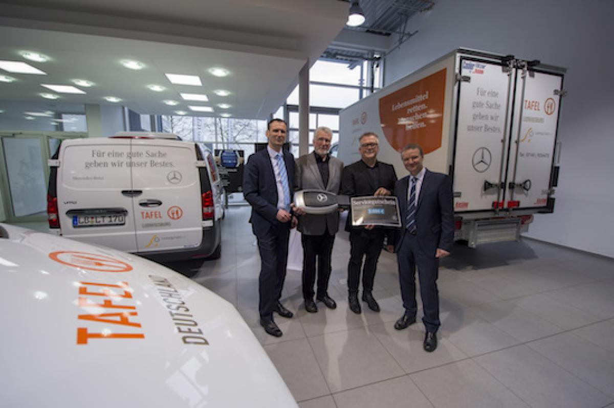 Drei Mercedes-Benz Transporter für die Tafel in Ludwigsburg