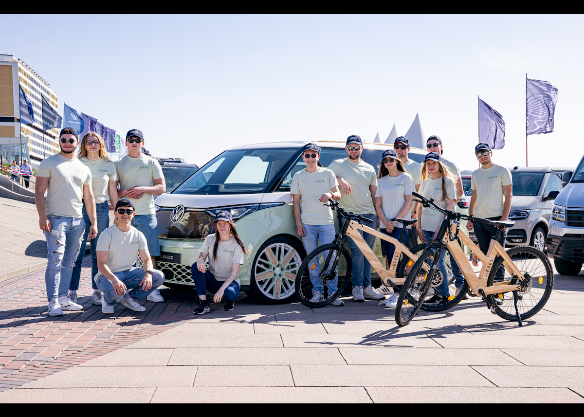 Volkswagen Nutzfahrzeuge und Volkswagen Group Retail Deutschland präsentieren den ID. Buzz Green auf Sylt