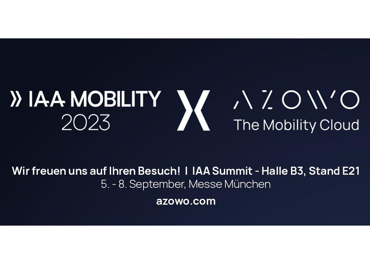 AZOWO Debüt auf der IAA MOBILITY vom 5. bis 8. September 2023