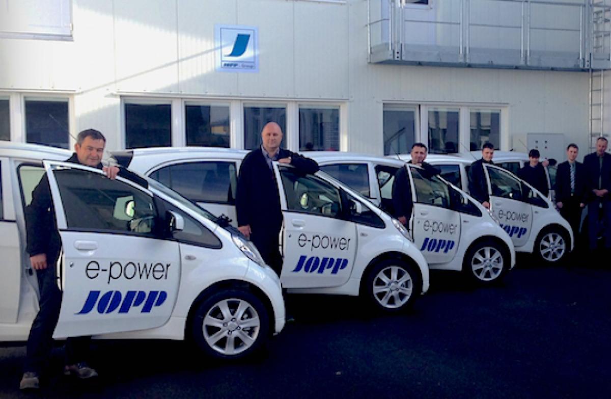 Automobilzulieferer Jopp testet Mitsubishi Electric Vehicles
