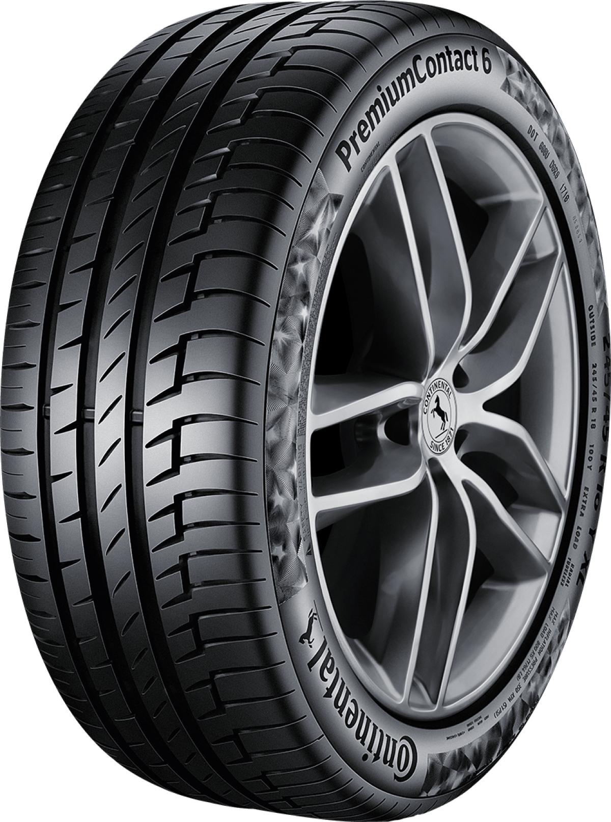 Porsche Taycan rollt auf Reifen von Continental
