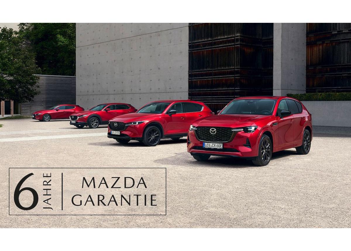 Mazda 6-Jahres-Neuwagengarantie gilt jetzt in ganz Europa