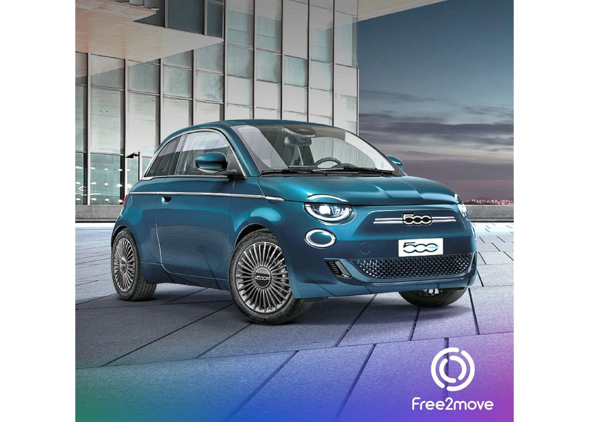 Neue Elektromobilität für Hamburg: Free2move launcht den Fiat 500e im Abo-Modell