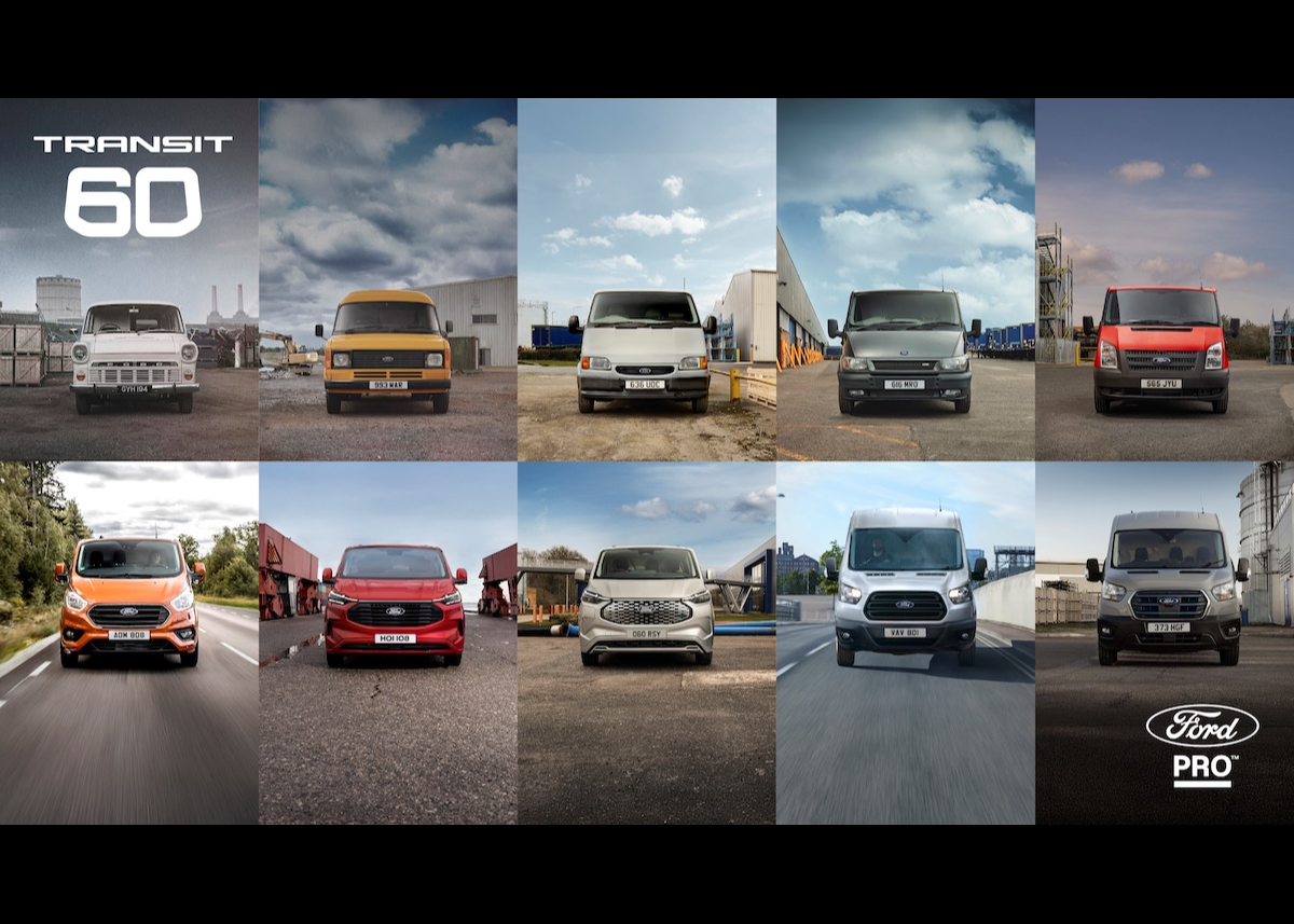 Die ersten 60 Jahre: Die unglaubliche Historie des Ford Transit in Zahlen