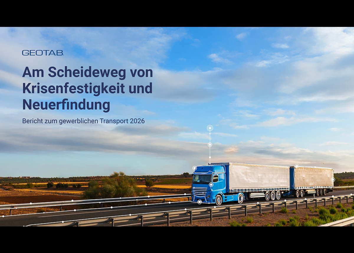 Geotab-Report zeigt: Dank E-Mobilität und Predictive Analytics sind Europas Flotten auf Resilienz-Kurs