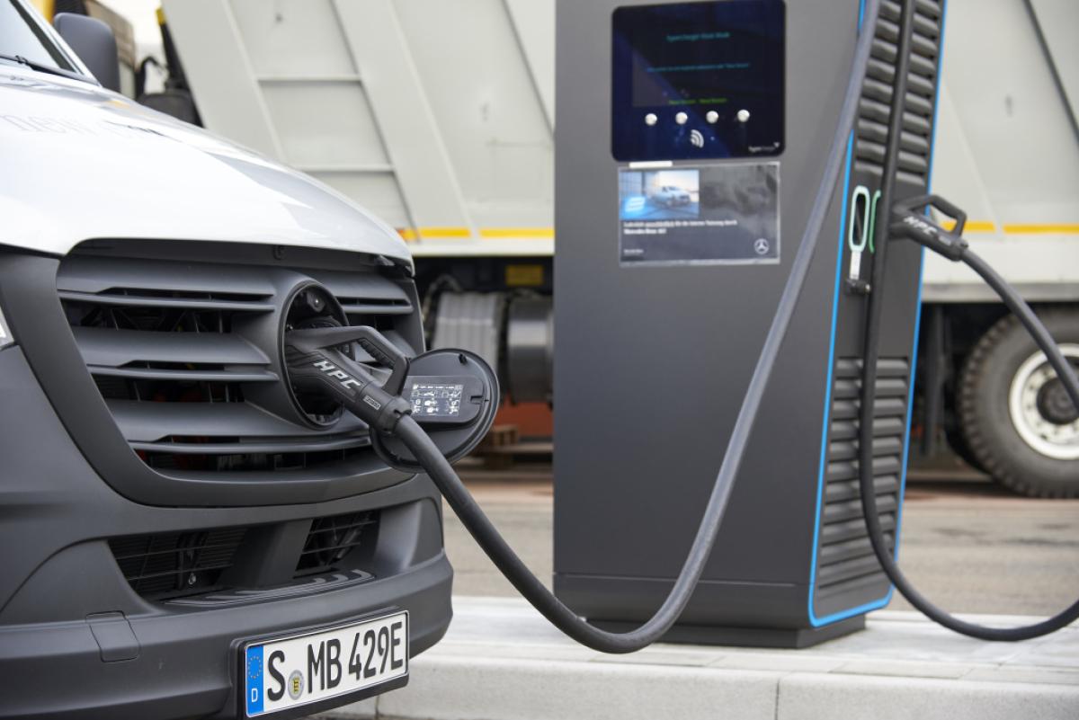 Ladepark für elektrische Nutzfahrzeuge
