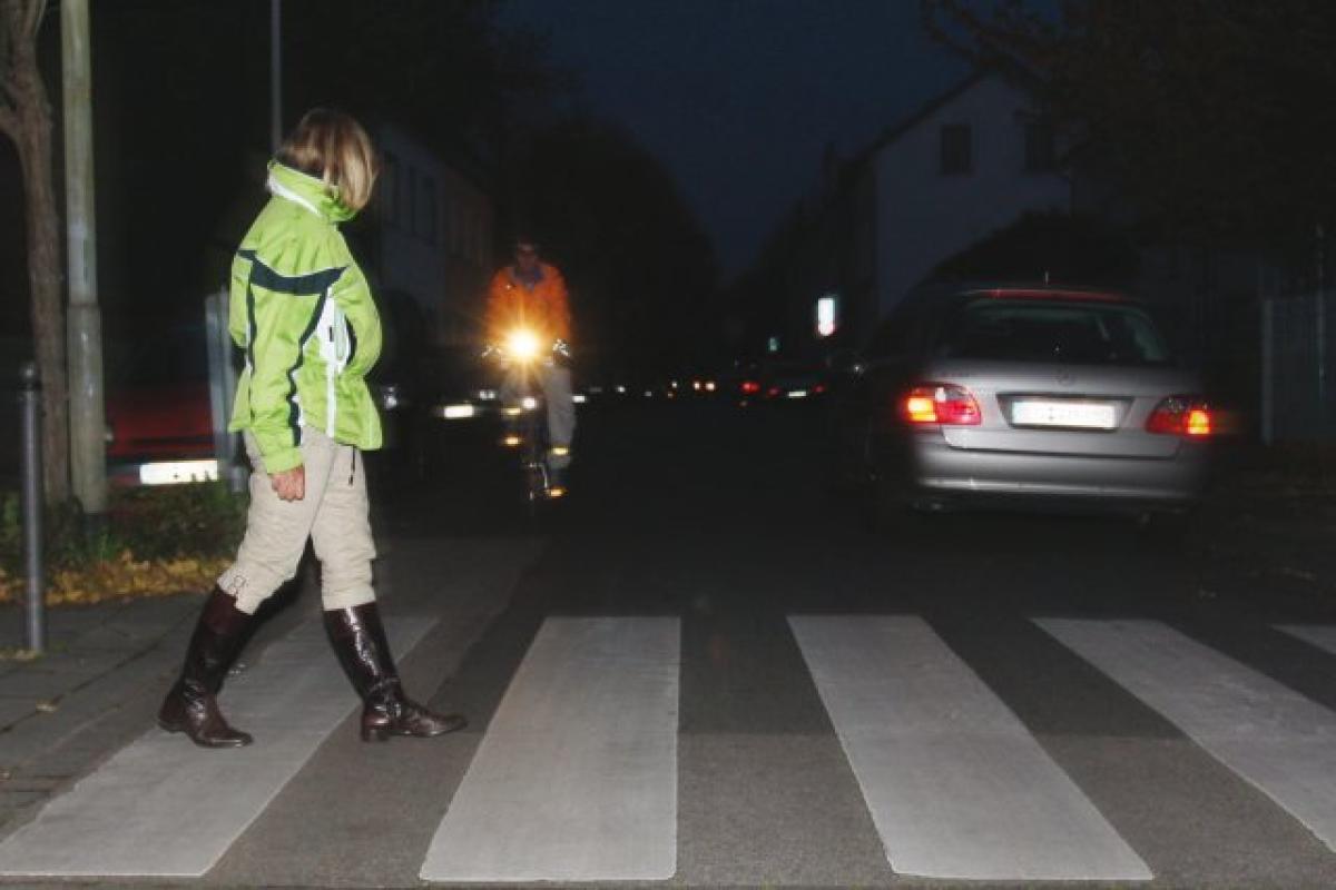 Verhalten am Zebrastreifen