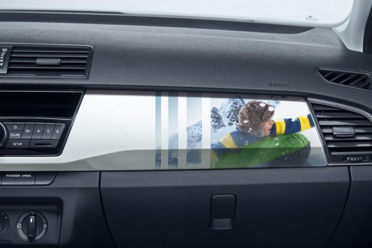Eigene Fotos zum Aufkleben im Skoda Fabia