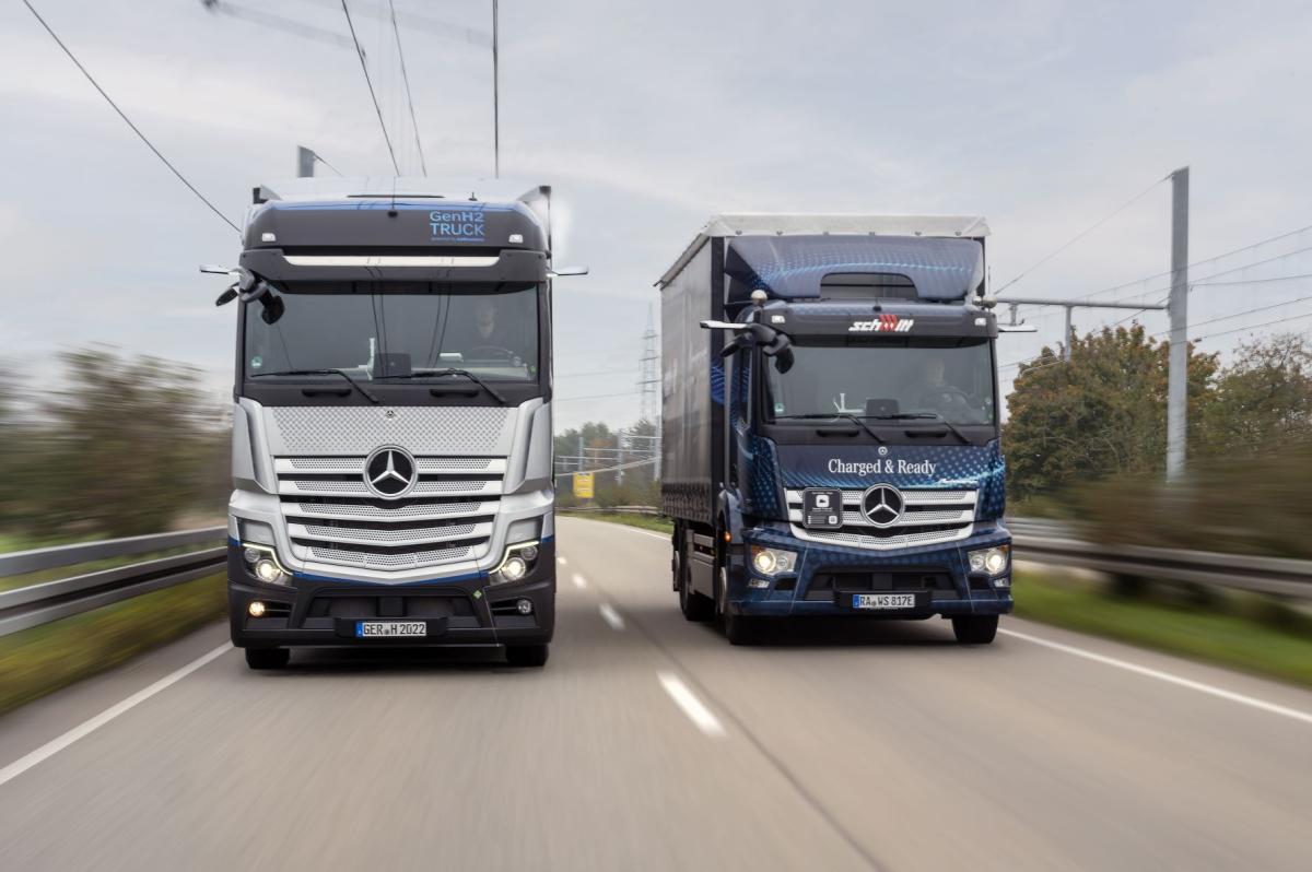 Batterie vs. Wasserstoff: Daimler Truck setzt mit beiden Technologien konsequent auf Doppelstrategie