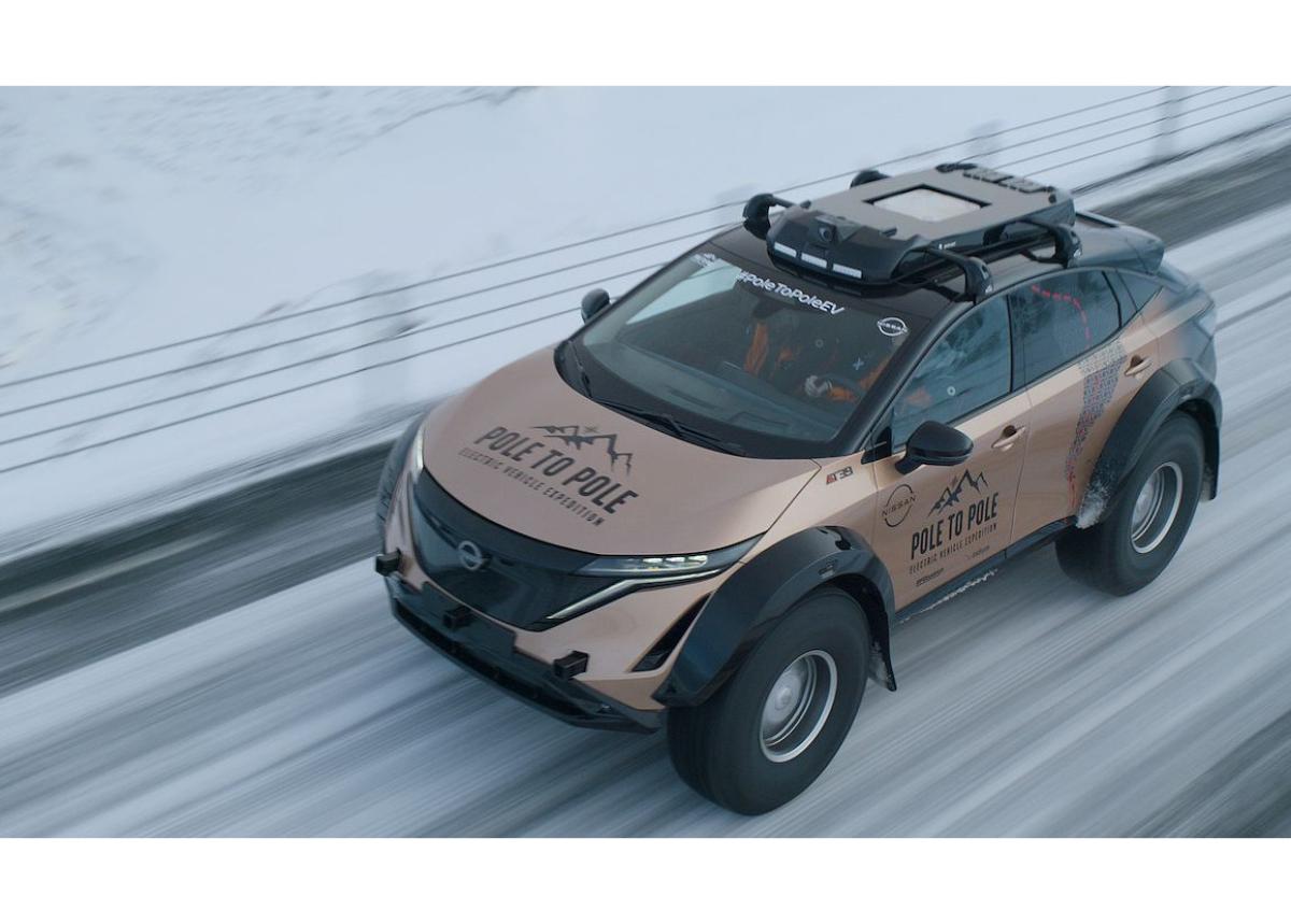 Modifizierter Nissan Ariya für „Pole to Pole“-Expedition vorgestellt