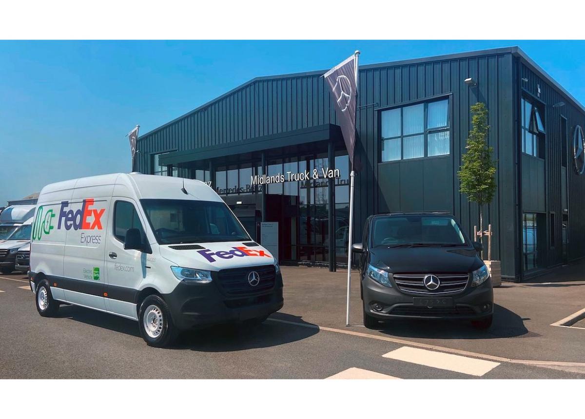 Mercedes-Benz Vans und FedEx Express® bringen die Elektromobilität voran