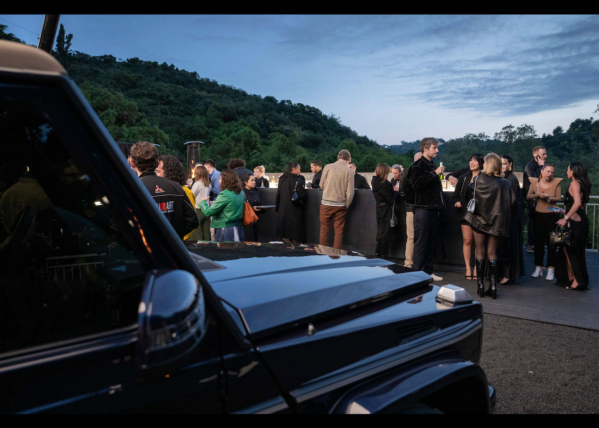Weltpremiere der elektrischen Mercedes-Benz G-Klasse in Los Angeles mit viel Prominenz