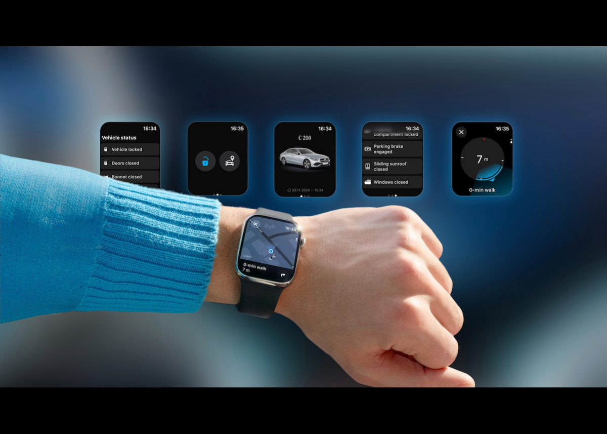 Mercedes-Benz präsentiert neue App für Apple Watch