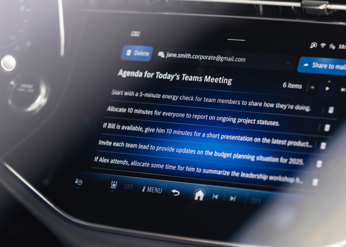 Mercedes-Benz führt intelligente Notizen-App zur Steigerung der Produktivität ein