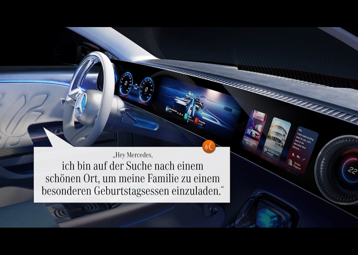Mercedes-Benz und Google kooperieren bei KI-gestützter Konversationssuche innerhalb von Navigationssystemen