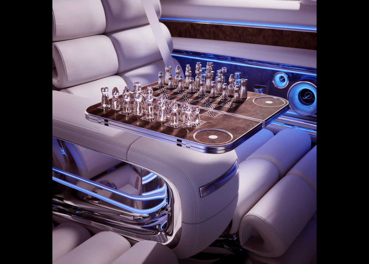 Wegweisend in eine neue Ära: Der Vision V gibt einen Ausblick auf das künftige Top-End-Modell „Mercedes-Benz VLS“