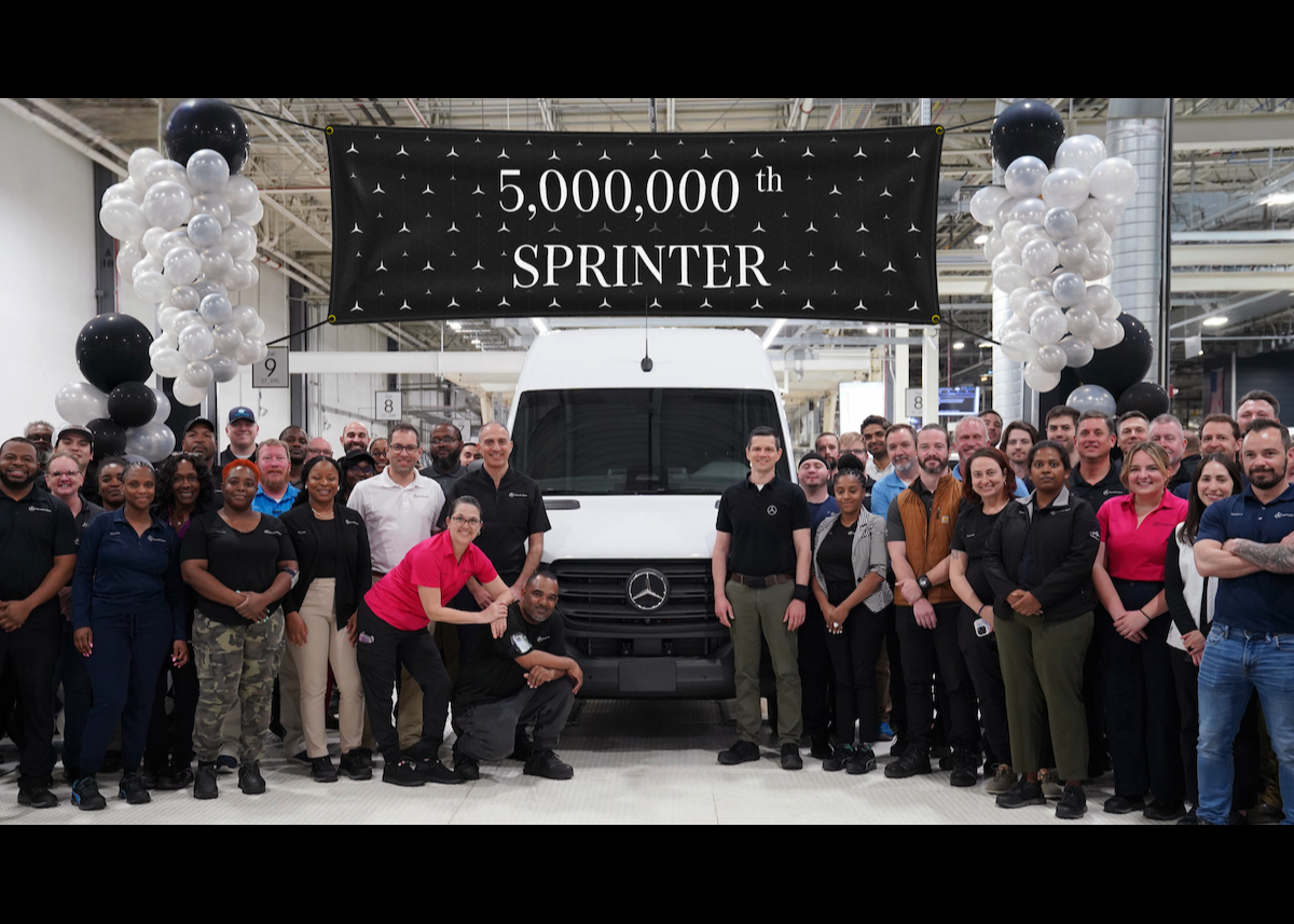 30 Jahre, 5 Millionen Mercedes-Benz Sprinter: eine globale Erfolgsgeschichte