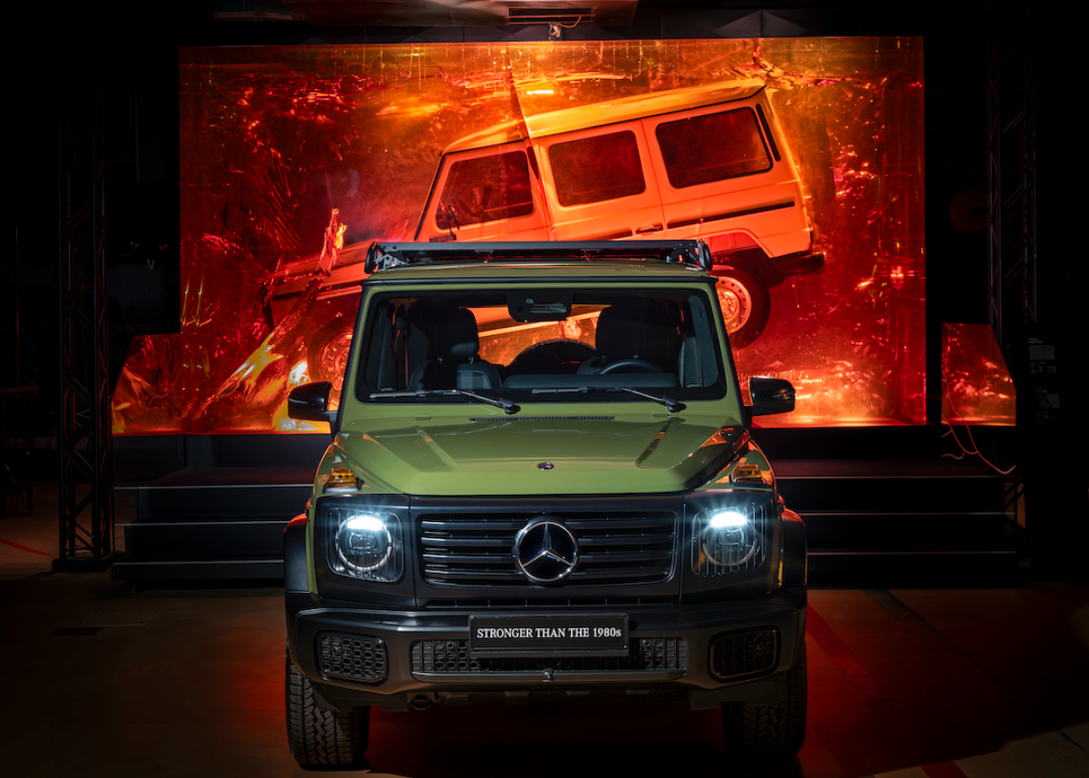 Hochexklusiv: Die Mercedes-Benz G-Klasse Edition STRONGER THAN THE 1980s zelebriert die Ursprünge der Geländewagen-Ikone