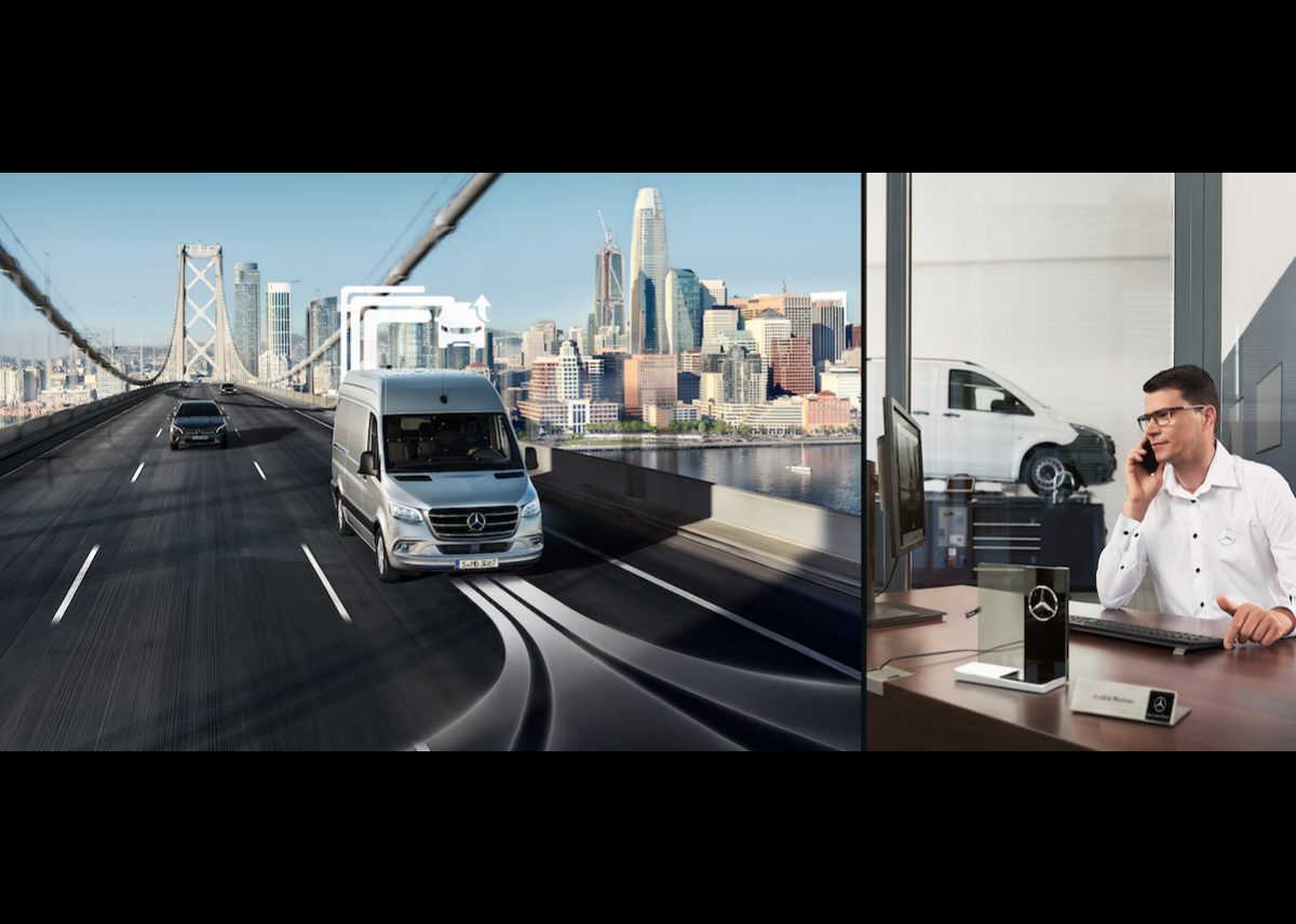 Optimierte Betriebszeit durch Echtzeitdiagnose: Mercedes-Benz Van Uptime Monitor für gewerbliche Vans