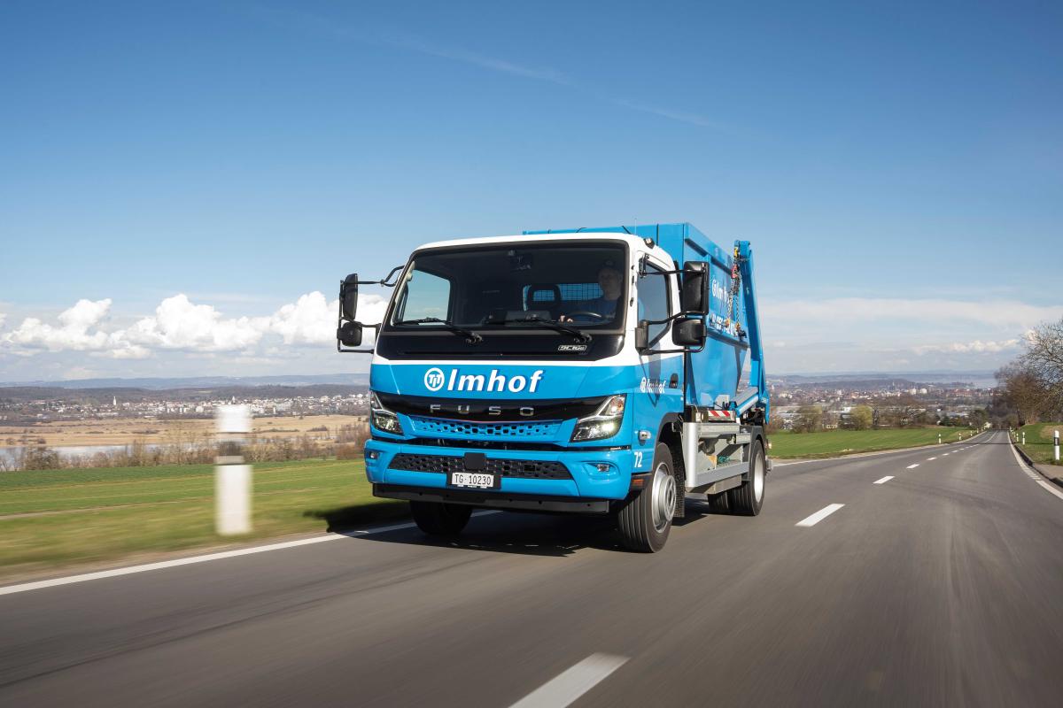Daimler Truck Tochter FUSO: eCanter elektrisiert Flotte bei Schweizer Transport- und Entsorgungsunternehmen TIT Imhof