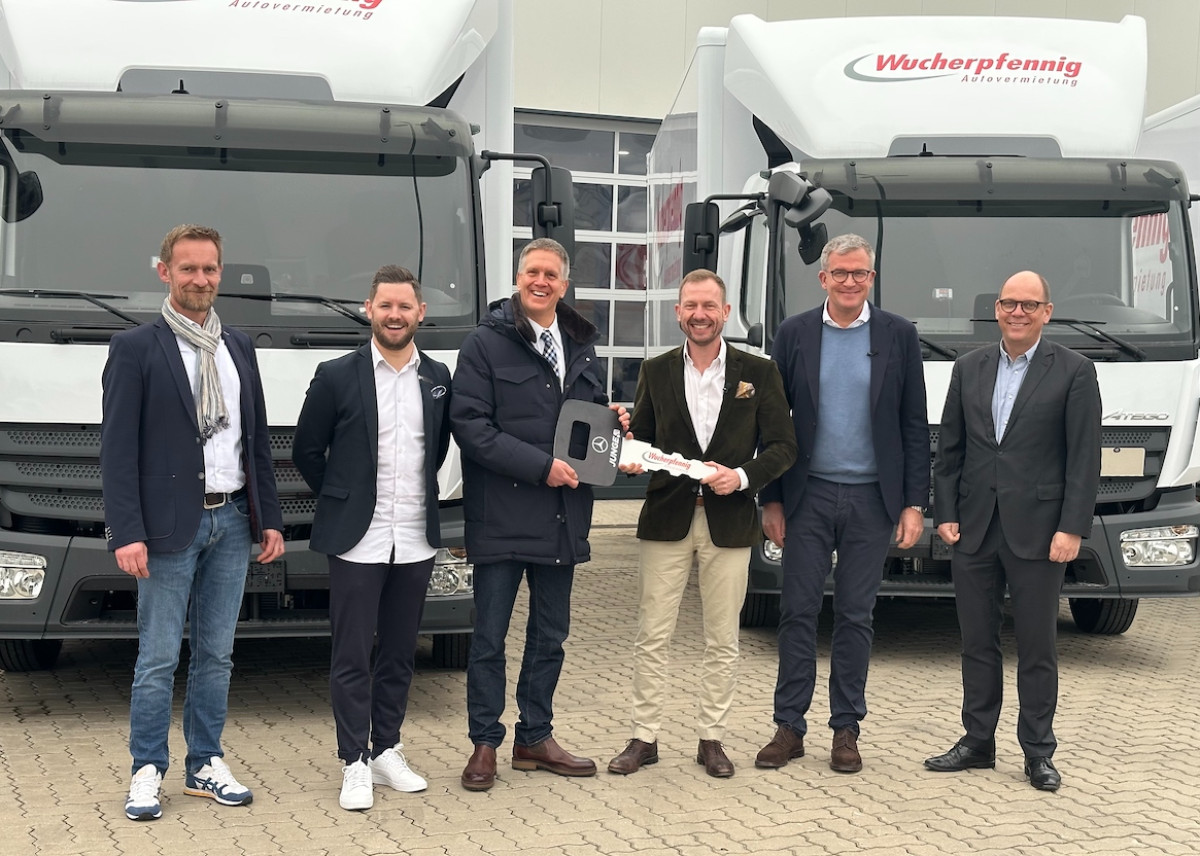 Wucherpfennig & Krohn GmbH erweitert Fuhrpark mit 40 maßgeschneiderten Mercedes-Benz Atego