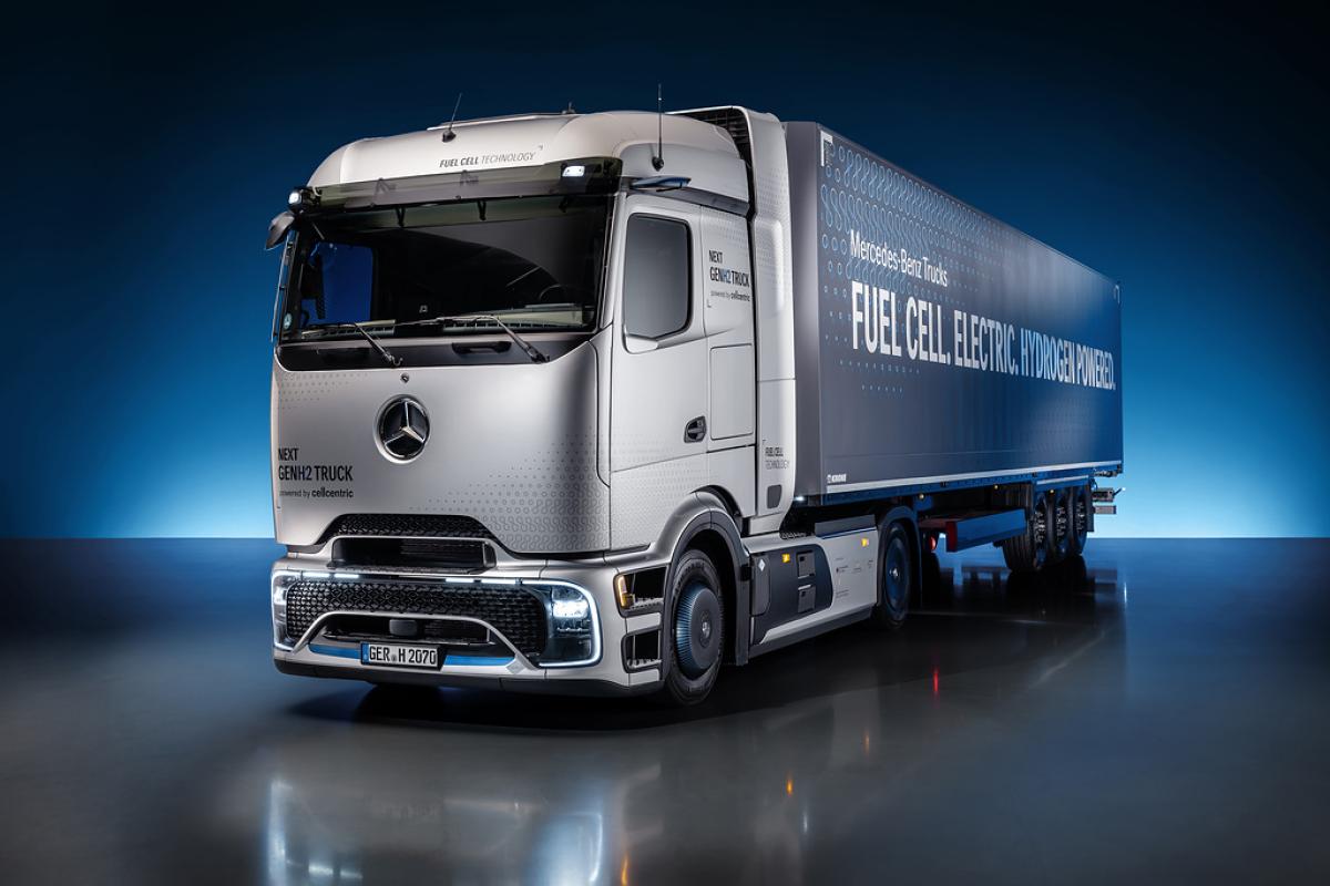Daimler Truck stellt Mercedes-Benz NextGenH2 Truck vor: Brennstoffzellen-Lkw in Kleinserie für den Kundeneinsatz ab Ende 2026