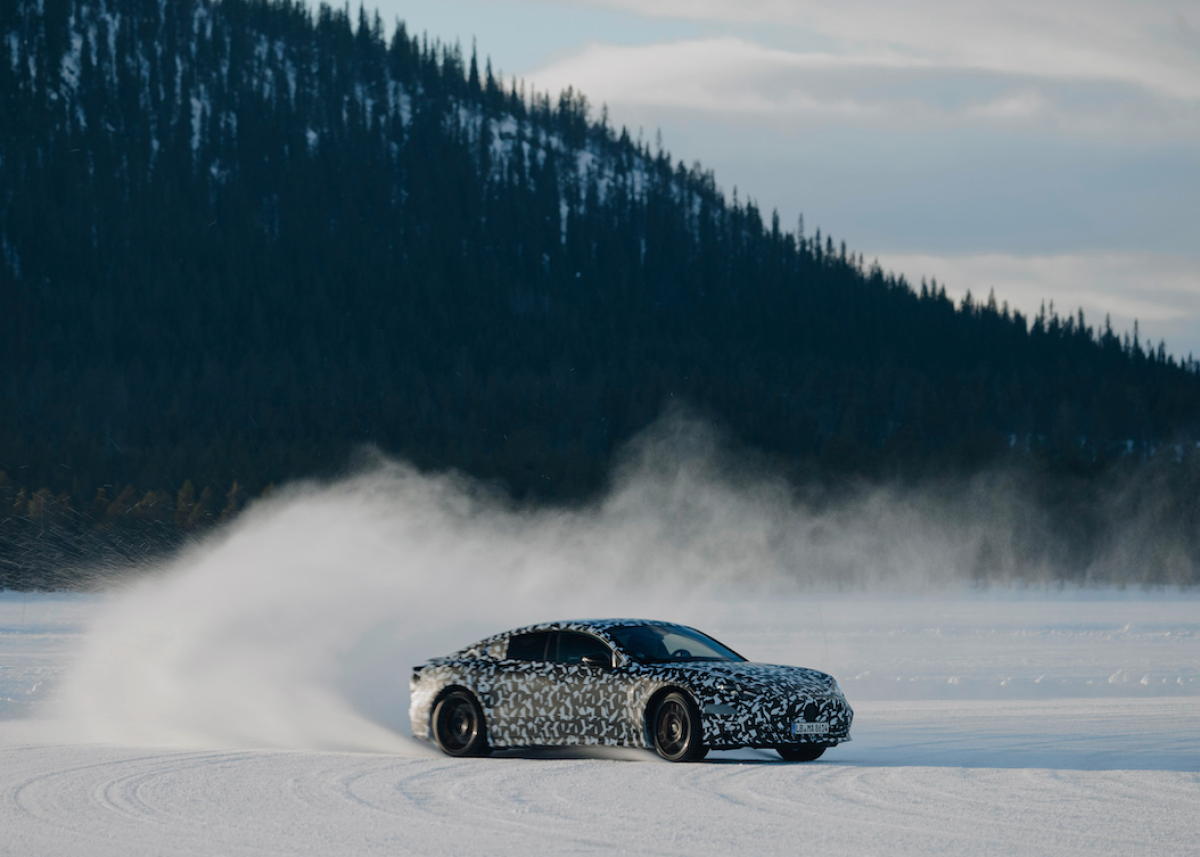 Fahrdynamik, die dem Winter trotzt: Finale Schwedenerprobung für das kommende Mercedes-AMG GT 4-Türer Coupé