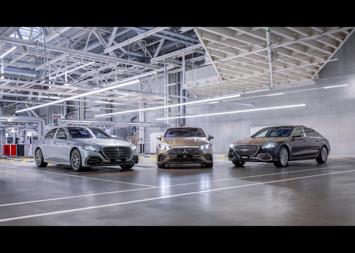 Dreifach Serienstart im Mercedes-Benz Werk Sindelfingen: Erfolgreicher Hochlauf für die Modellpflege von S-Klasse, Mercedes-Maybach S-Klasse und dem EQS