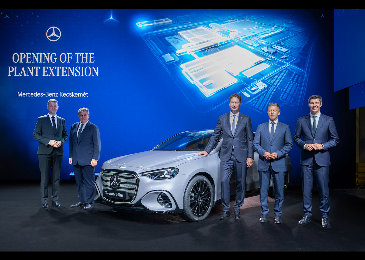 Mercedes-Benz erweitert das ungarische Werk Kecskemét und startet die Produktion der neuen elektrischen C-Klasse