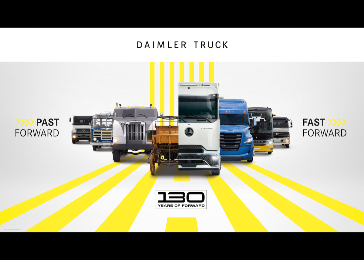 Vom ersten Lkw zur Zukunft des Transports: Daimler Truck feiert “130 Years of Forward“