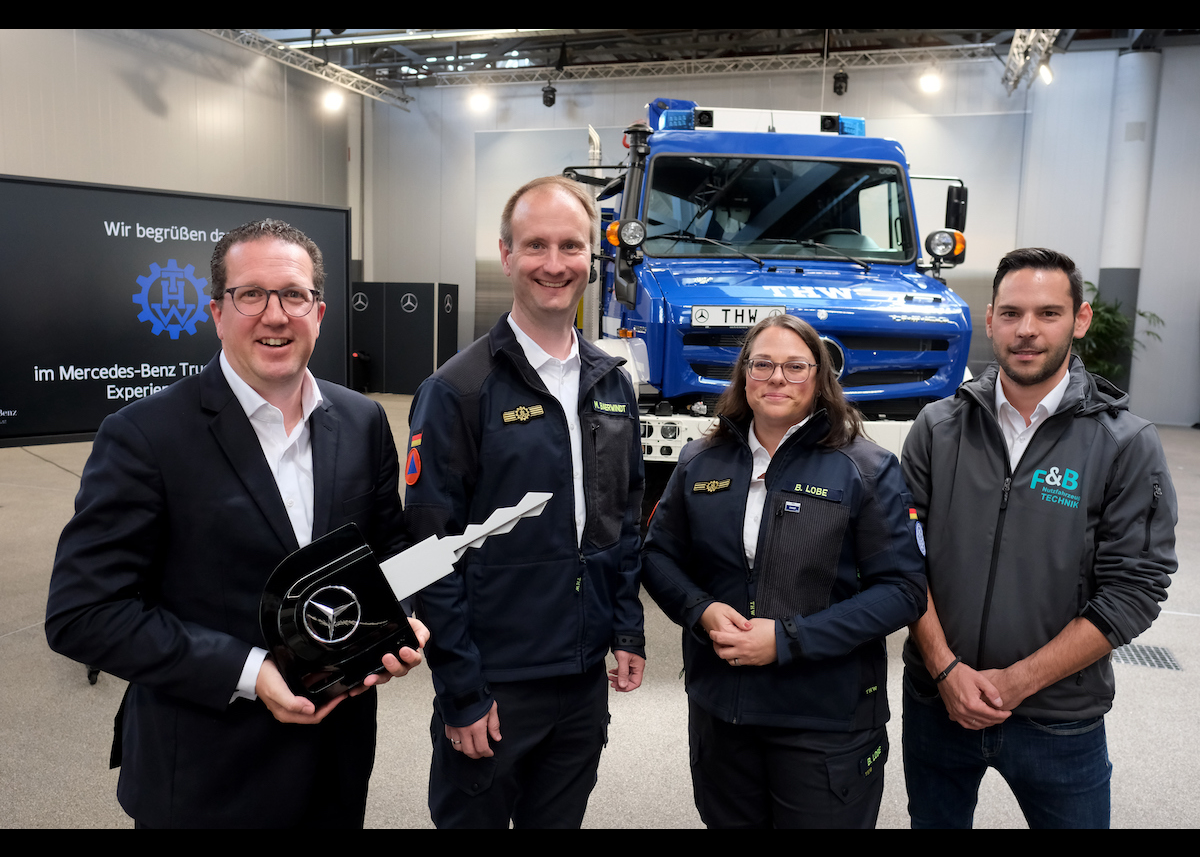 Starke Flotte für schwere Aufgaben: Unimog-Großauftrag für THW