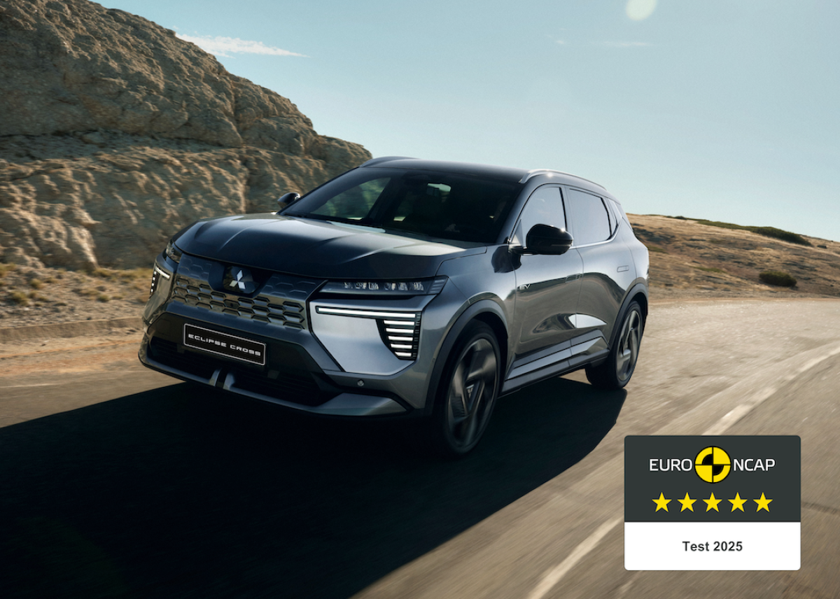 Der neue Eclipse Cross erhält fünf Sterne im Euro-NCAP-Sicherheitstest