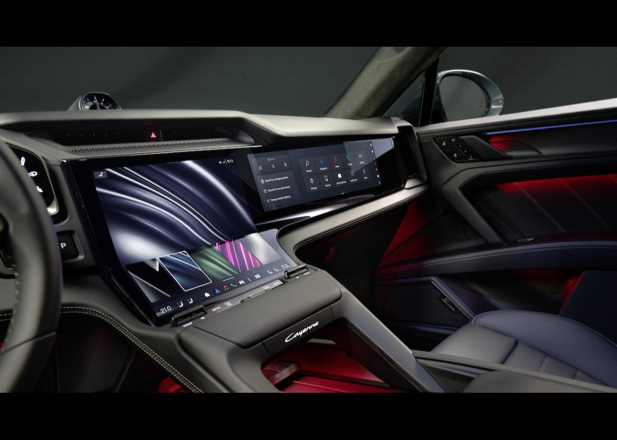 Cayenne Electric zeigt das Porsche-Interieur der Zukunft