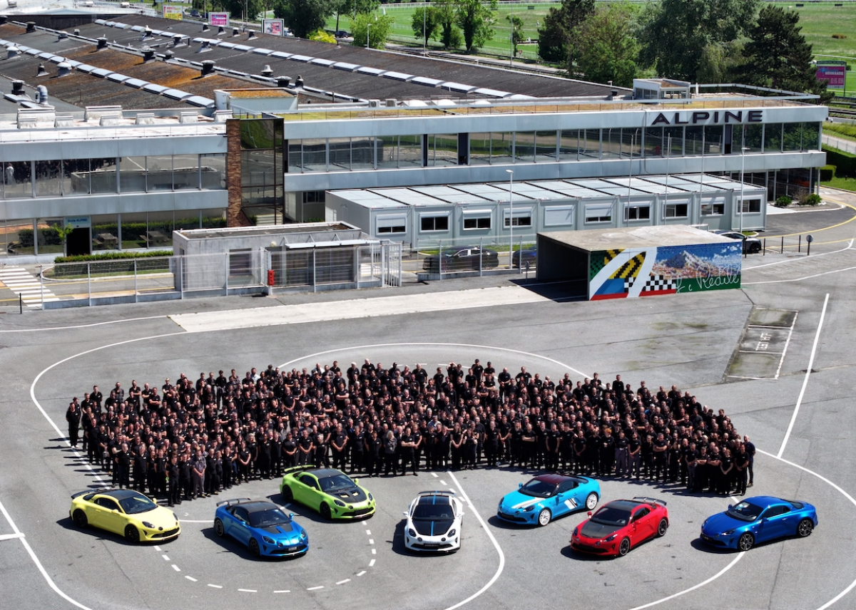 Mehr als 35.000 Alpine A110 im französischen Dieppe produziert