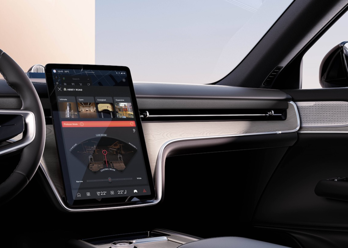 Musikgenuss der Extraklasse: „Abbey Road Studios” halten Einzug in den Volvo EX90