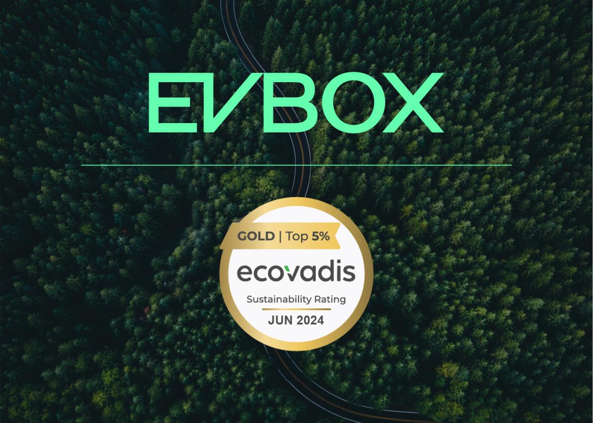 EVBox behält Goldstatus in der EcoVadis Nachhaltigkeitsbewertung 2024