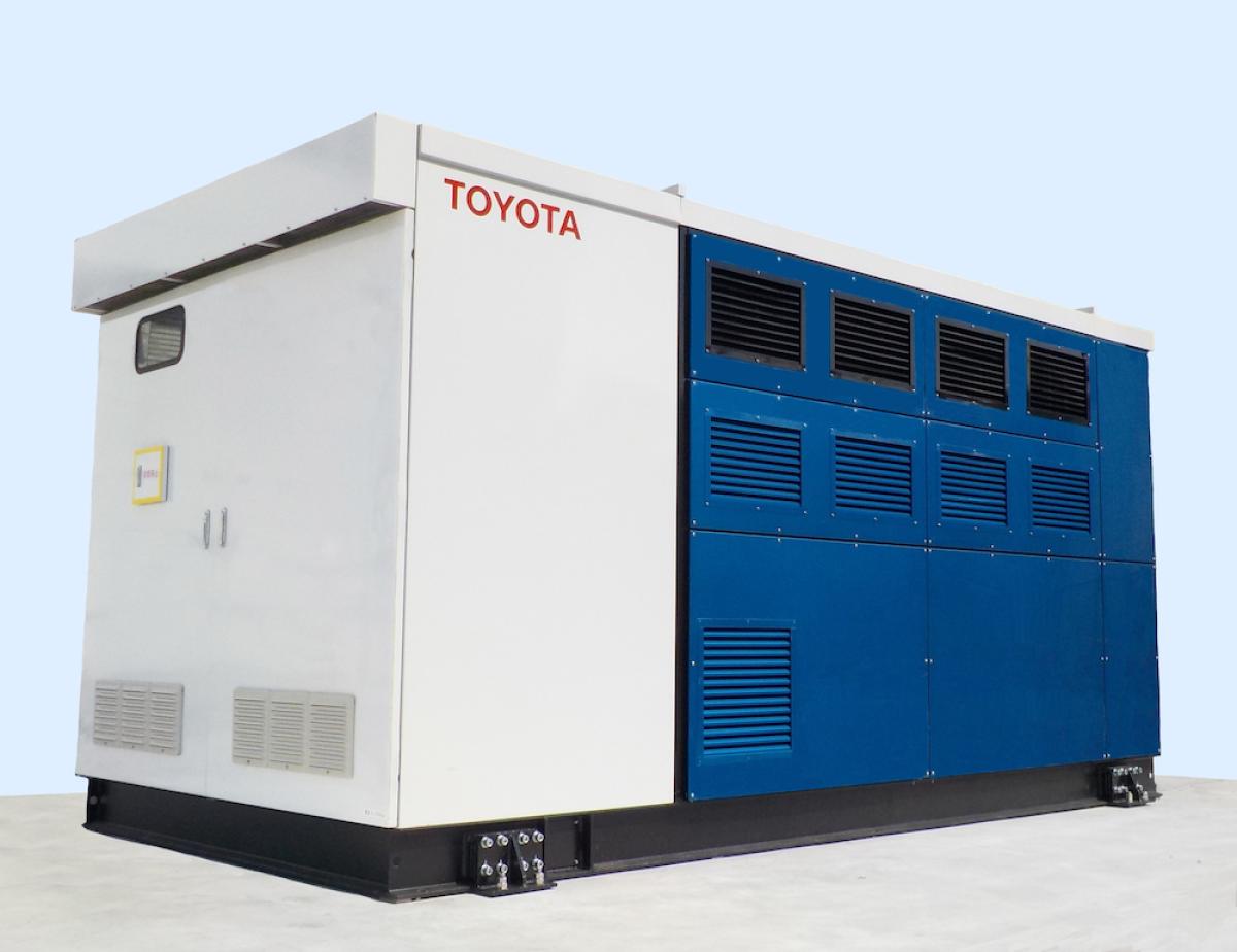 Toyota entwickelt Brennstoffzellen-Generator