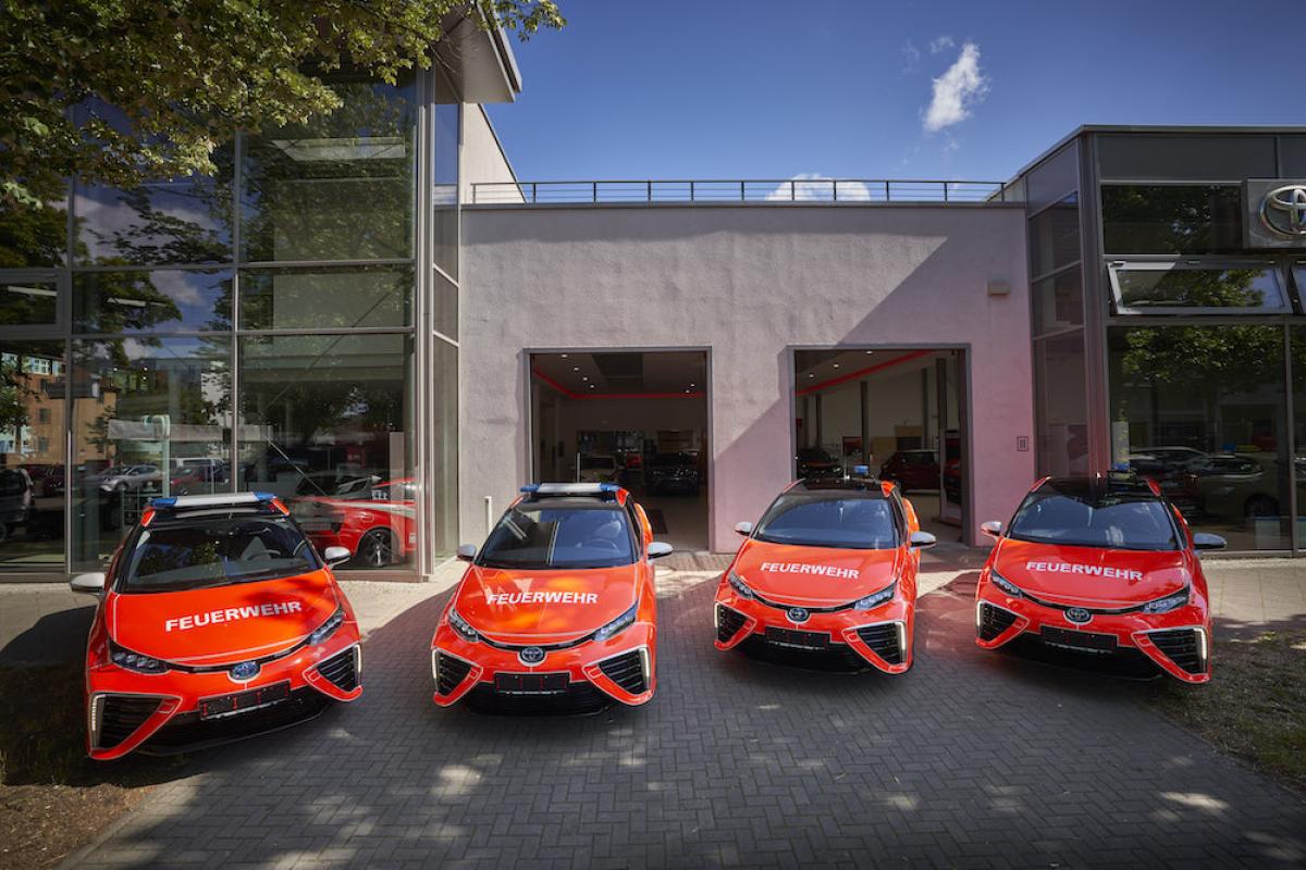 Berliner Feuerwehr kauft vier Toyota Mirai 