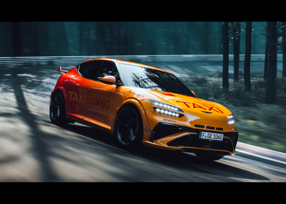 GV60 Magma erweitert das Genesis Track Taxi Programm auf der Nordschleife