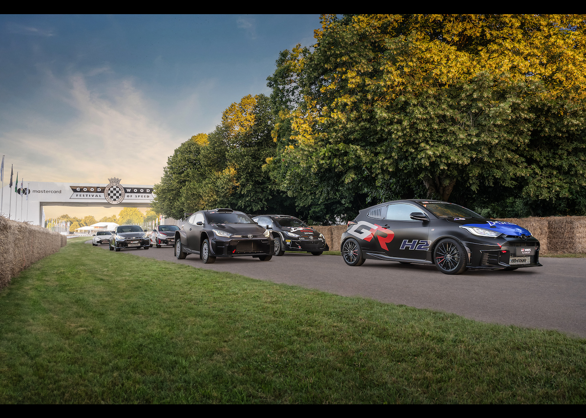 Toyota präsentiert Multi-Path-Strategie beim Goodwood Festival of Speed 2024