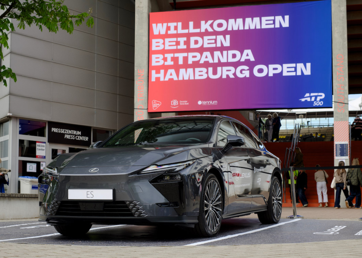Deutschlandpremiere: Neuer Lexus ES beim Bitpanda ATP Turnier in Hamburg