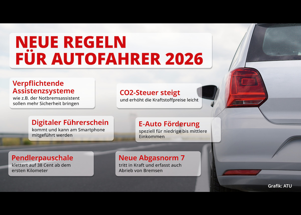 Neue Autoregeln 2026: Das ändert sich im kommenden Jahr