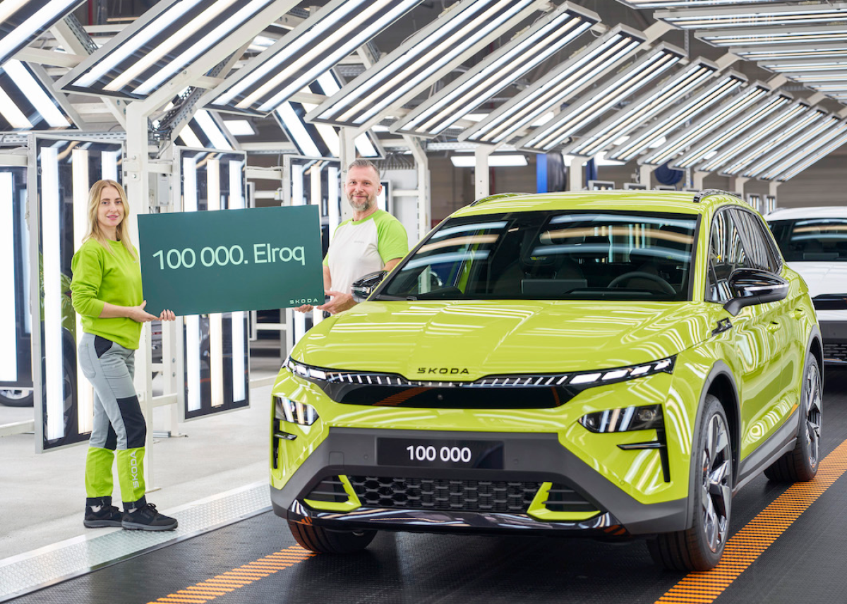 Škoda Auto produziert den 100.000. vollelektrischen Elroq