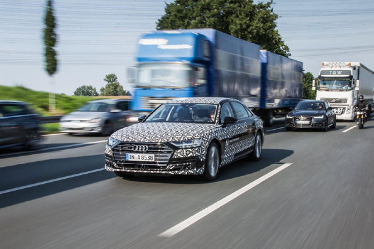 Audi AI Staupilot: hochautomatisiertes Fahren auf Level 3