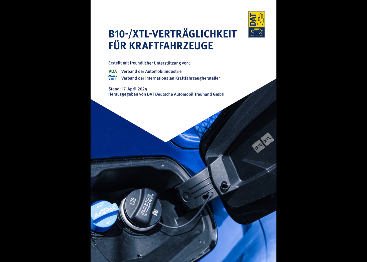 DAT stellt offizielle Informationen zur B10-/XTL-Verträglichkeit von Kraftfahrzeugen zur Verfügung
